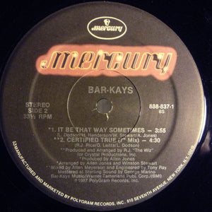 Bar-Kays : Certified True (12")