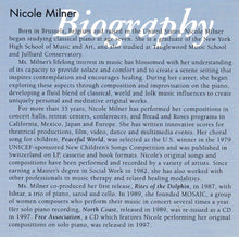 Load image into Gallery viewer, Nicole Milner : North Coast (CD, RE)