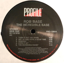 Load image into Gallery viewer, Rob Base : The Incredible Base (LP, Album)