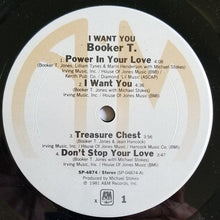 Load image into Gallery viewer, Booker T.* : I Want You (LP, Album, Pit)