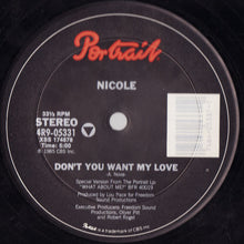 Load image into Gallery viewer, Nicole J McCloud : Don&#39;t You Want My Love (12&quot;)