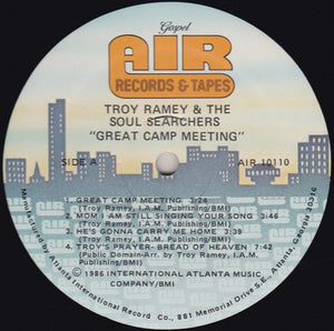 Troy Ramey & The Soul Searchers : Great Camp Meeting (LP)