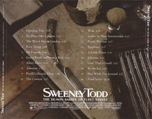 Load image into Gallery viewer, Stephen Sondheim : Sweeney Todd: The Demon Barber Of Fleet Street (The Motion Picture Soundtrack) (CD, Album, Dlx)