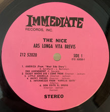 Load image into Gallery viewer, The Nice : Ars Longa Vita Brevis (LP, Album, Pit)