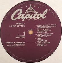Load image into Gallery viewer, America (2) : Silent Letter (LP, Album, Win)