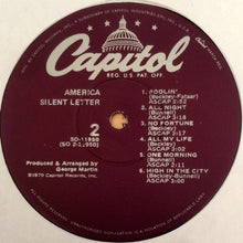 Load image into Gallery viewer, America (2) : Silent Letter (LP, Album, Win)