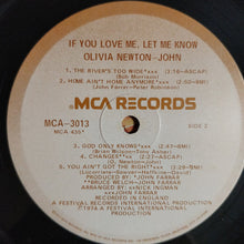 Load image into Gallery viewer, Olivia Newton-John : If You Love Me Let Me Know (LP, Album, RE, Glo)