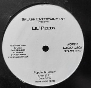 Lil' Peedy* : Poppin' & Lockin' / Fire Green (12", Promo)