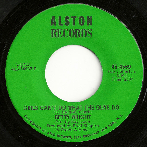 Betty Wright : Girls Can't Do What The Guys Do (7