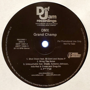 DMX : Grand Champ (2xLP, Advance, Album, Promo)