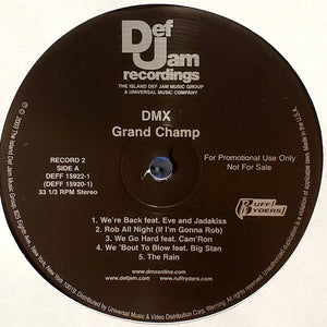 DMX : Grand Champ (2xLP, Advance, Album, Promo)