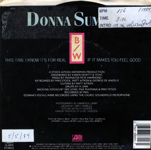 Load image into Gallery viewer, Donna Summer : This Time I Know It&#39;s For Real (7&quot;, Single)