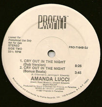 Load image into Gallery viewer, Amanda Lucci : Cry Out In The Night (12&quot;, Promo)