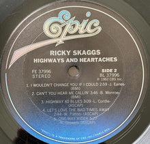 Load image into Gallery viewer, Ricky Skaggs : Highways &amp; Heartaches (LP, Album, Pit)