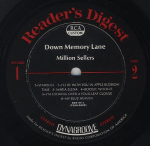 Various : Down Memory Lane (65 Years Of Song Hits) (10xLP, Album, Comp + Box)