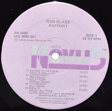 Load image into Gallery viewer, Ran Blake : Rapport (LP, Album)