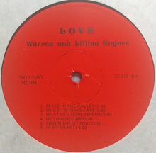 Load image into Gallery viewer, Warren and Lillian Rogers : Love (LP)