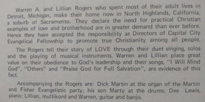 Warren and Lillian Rogers : Love (LP)