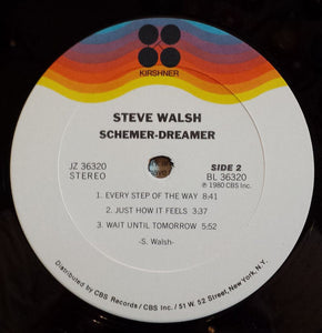 Steve Walsh : Schemer Dreamer (LP, Album, Ter)