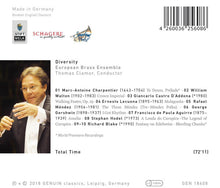 Load image into Gallery viewer, European Brass Ensemble, Thomas Clamor : Diversity (CD, Album)