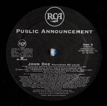 Load image into Gallery viewer, Public Announcement Feat. MZ Lelee : John Doe (12&quot;, Bla)