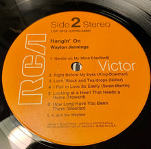 Load image into Gallery viewer, Waylon Jennings : Hangin' On (LP, Album, RP, Roc)