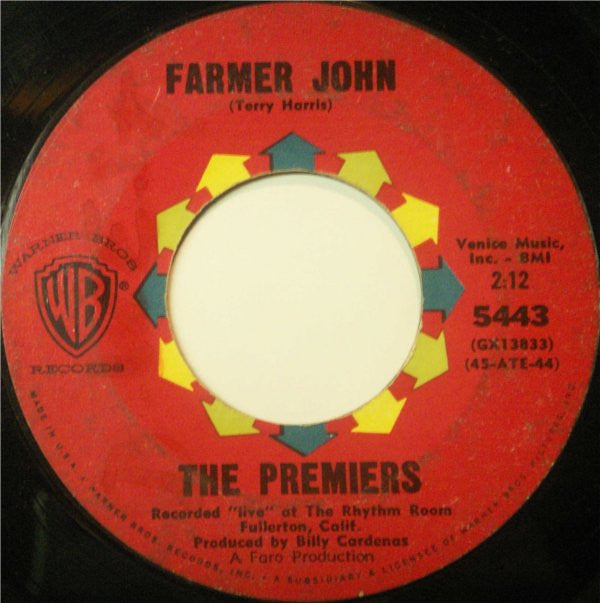 The Premiers : Farmer John / Duffy's Blues (7