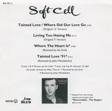 Load image into Gallery viewer, Soft Cell : Tainted Love / Where Did Our Love Go (CD, EP, RP)