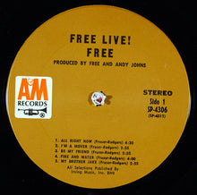 Load image into Gallery viewer, Free : Free Live! (LP, Album)