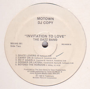 Dazz Band : Invitation To Love (LP, Album, Promo)