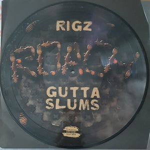 Rigz (2) : Roach Gutta Slums (LP, Album, Ltd, Num, Pic)