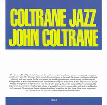 Load image into Gallery viewer, John Coltrane : Coltrane Jazz (CD, Album, RE, SRC)