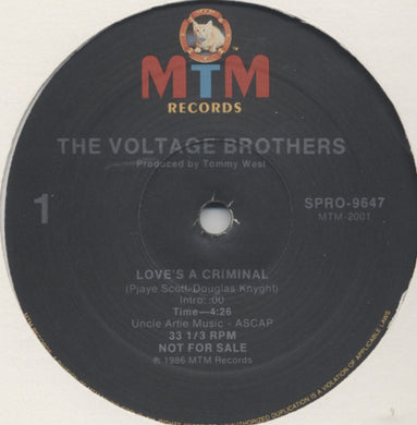 The Voltage Brothers : Love's A Criminal (12