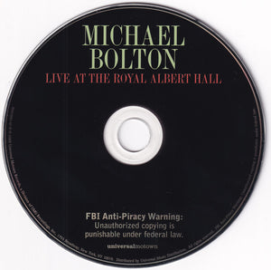 Michael Bolton : Live At The Royal Albert Hall (CD, Album)