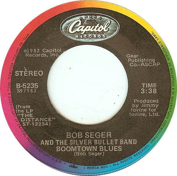 bob seger gear Buy Bob Seger & The Silver Bullet Band* : Roll Me Away (7", Single) Online for a great price – Media Mania of Stockbridge