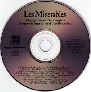 Les Miserables Highlights Complete Symphonic