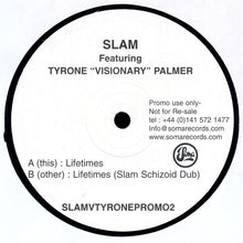 Load image into Gallery viewer, Slam Featuring Tyrone &quot;Visionary&quot; Palmer* : Lifetimes (12&quot;, Promo)