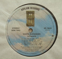 Load image into Gallery viewer, Karen Alexander : Voyager (LP, Album)