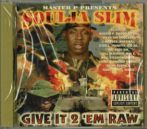 Master P Presents Soulja Slim : Give It 2 'Em Raw (CD, Album)