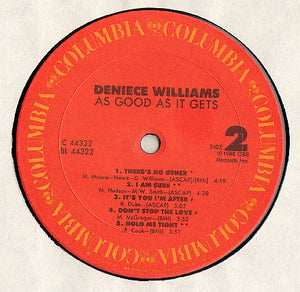 Deniece Williams : As Good As It Gets (LP, Album)