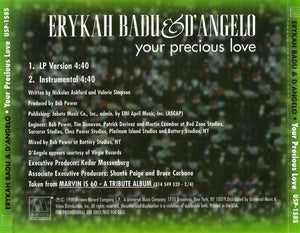 Erykah Badu & D'Angelo : Your Precious Love (CD, Single, Promo)