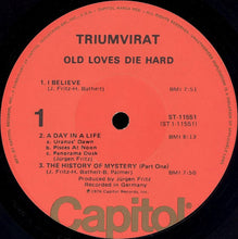 Load image into Gallery viewer, Triumvirat : Old Loves Die Hard (LP, Album, Win)