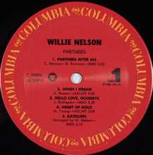 Load image into Gallery viewer, Willie Nelson : Partners (LP, Album, M/Print, Car)