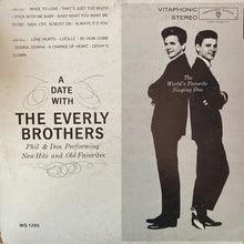 Load image into Gallery viewer, Everly Brothers : A Date With The Everly Brothers (LP, Album, RP, Ter)