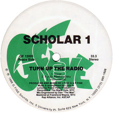 Load image into Gallery viewer, Scholar 1 : Turn Up The Radio / Just Your Brother (12&quot;, Single)