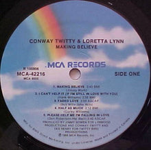 Load image into Gallery viewer, Conway &amp; Loretta* : Making Believe (LP, Club)
