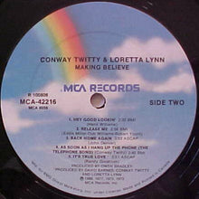 Load image into Gallery viewer, Conway &amp; Loretta* : Making Believe (LP, Club)