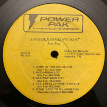 Load image into Gallery viewer, Joe Tex : Another Woman&#39;s Man (LP, Comp)