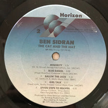 Load image into Gallery viewer, Ben Sidran : The Cat And The Hat (LP, Album, Ter)