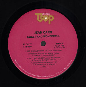 Jean Carn : Sweet And Wonderful (LP, Album)